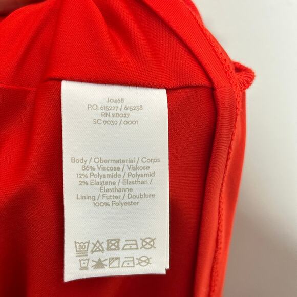 BODEN Aida Ponte Knit Fit & Flare Belted Dress Post Box Red Sz 8R {I52} - Picture 5 of 5